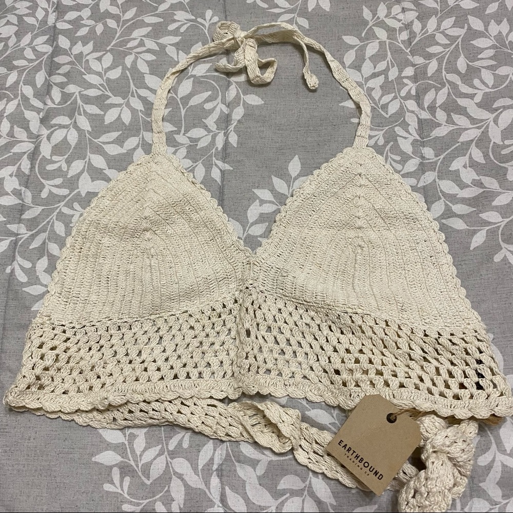 EARTHBOUND Crotchet Bralette - Size L - With Tag